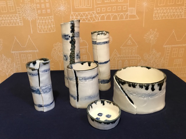 Blue and White Vessels