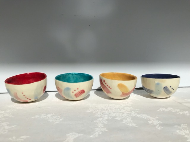 41 Four Coloured Bowls